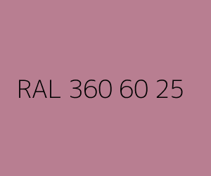 Väri RAL 360 60 25 