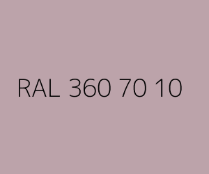 Väri RAL 360 70 10 