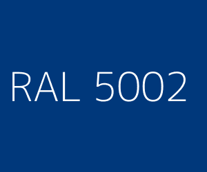 Väri RAL 5002 ULTRAMARINE BLUE Väri RAL 5002 ULTRAMARINE BLUE