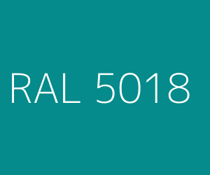 Väri RAL 5018 TURQUOISE BLUE