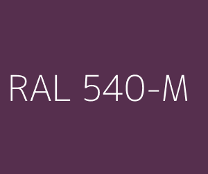 Väri RAL 540-M 
