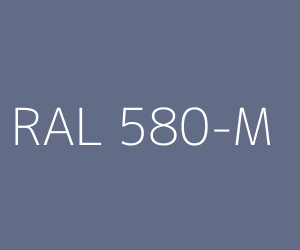 Väri RAL 580-M 