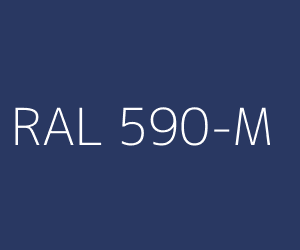 Väri RAL 590-M 