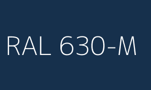 Väri RAL 630-M