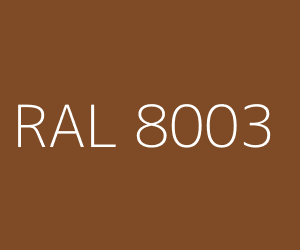 Väri RAL 8003 CLAY BROWN
