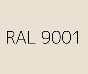 Väri RAL 9001 CREAM